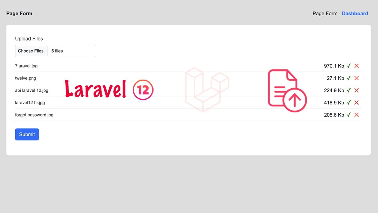 How to Upload Multiple Files in Laravel 12