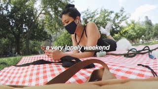 a lonely weekend vlog 🖤 (+ tips on how to feel less lonely) | flying solo episode 4