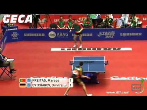 Dimitrij Ovtcharov vs Marcos Freitas[WTTTC 2012]