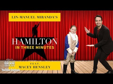 Lin-Manuel Miranda Performs 'Hamilton' in Under 3 Minutes
