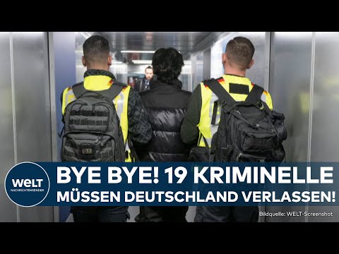 ABSCHIEBEFLUG: Deutschland schiebt 43 Migranten ab – darunter Kinderschänder, Dealer & Vergewaltiger