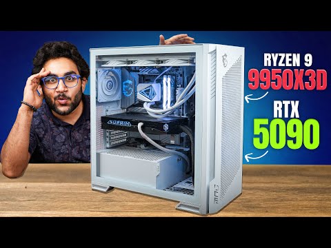 ₹6 Lakh Flagship PC Build –  RTX 5090 + Ryzen 9 9950X3D! 🔥
