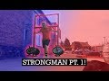 Trying STRONGMAN for the first time! | Titanium Strength Gym PART 1