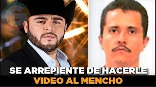 Gerardo Ortiz se arrepiente de hacerle video a El Mencho líder del CJNG