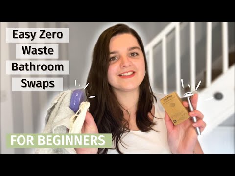Top 5 Easy ZERO WASTE Bathroom Swaps For BEGINNERS (on a budget) // Plastic Free Sustainable Living