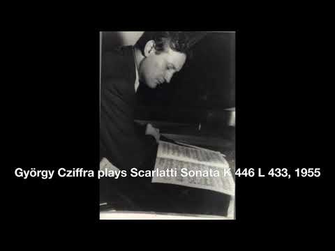 György Cziffra plays Scarlatti Sonata K 446 L 433, 1955