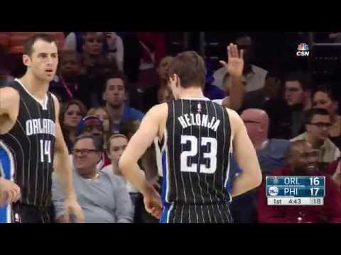 2015-11-07 NBA RS Mario Hezonja vs Philadelphia
