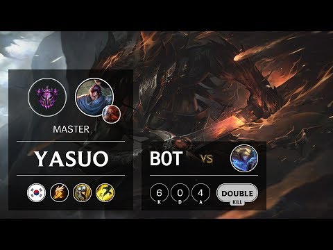 Yasuo Bot vs Ezreal - KR Master Patch 9.7