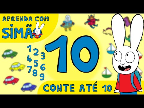 Contar ate Dez 1️⃣2️⃣3️⃣  | Simão Portugal | Aprenda com Simão | Desenho animado infantil