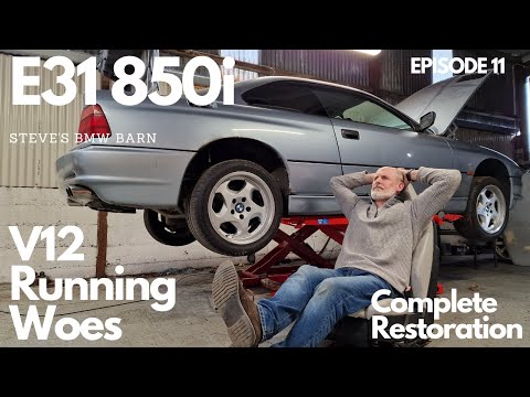 BMW E31 850i "Glacier" - Complete Restoration - V12 Running Woes - Episode 11