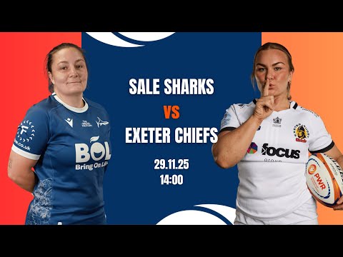 LIVE Premiership Women's Rugby | Sale Sharks v Exeter Chiefs