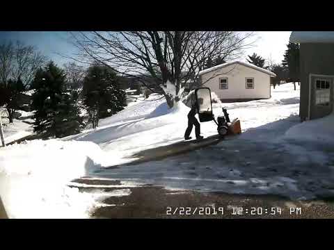 2019.02.22 - Shoveling & Snowblowing - Visual ASMR - HD 60fps
