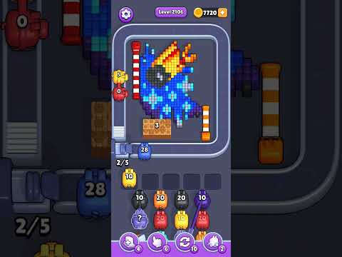 Pixel Flow Level 2106 Walkthrough