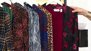 Susan Graver Printed Novelty Duster Cardigan & Knit Tank Set on QVC