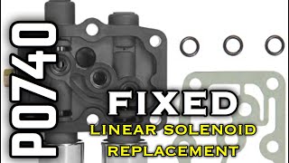 P0740 Honda Acura Linear Solenoid Replacement Fix | Accord Odyssey Pilot Ridgeline