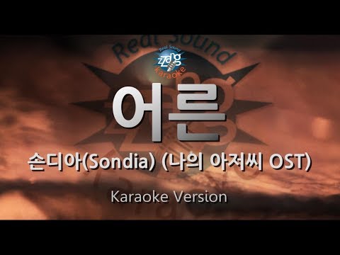 [짱가라오케/원키/노래방] 손디아(Sondia)-어른(Adult) (나의 아저씨 OST) [ZZang KARAOKE]