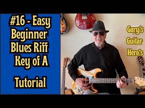 #16 – Einfacher Blues-Riff für Anfänger in A-Dur – E-Gitarren-Lektion