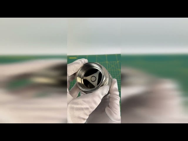 Клапан зворотний нержавіючий муфтовий AISI 304 DN 15 (1/2")