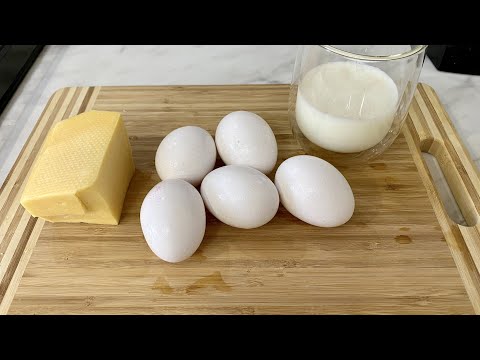 schnelles und einfaches Rezept, leckeres Frühstücksomelett mit 3 Zutaten # 33