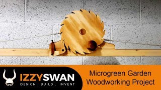 How to Make a Indoor Microgreens Garden | Woodworking Project
