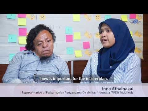 Image of the video: AGENDA Interview with Indonesian Disability Rights Advocates