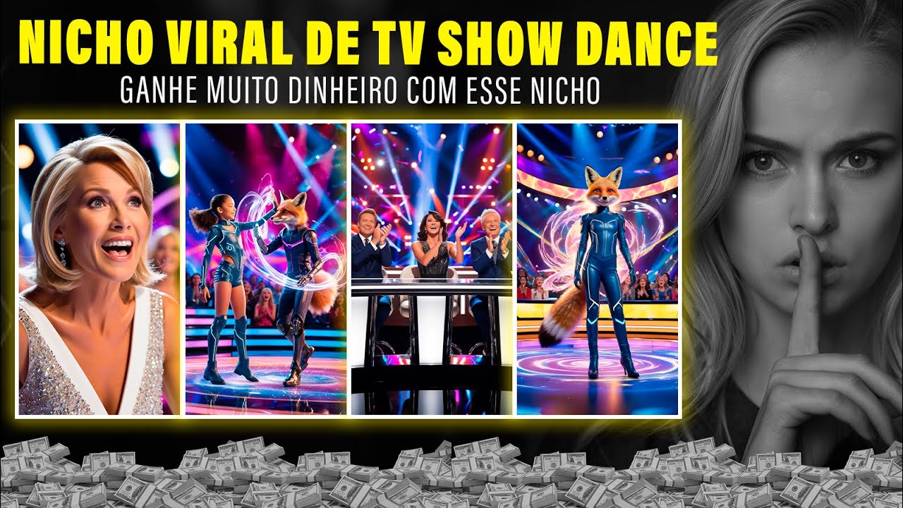 NOVA TENDÊNCIA DE NICHO VIRAL PARA CANAL DARK - Como criar vídeos de de TV Magic Show