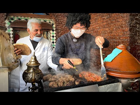 Der König der Fleischbällchen in Moulay Idriss 🇲🇦 Reise Marokko