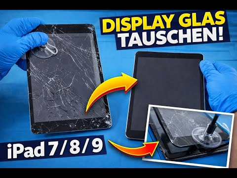 iPad 7 / 8 / 9 Display Glas tauschen / Reparatur | Touchscreen Replacement