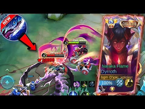 2025 DYRROTH BEST 1 HIT BUILD!! (100% BROKEN) - Mobile legends