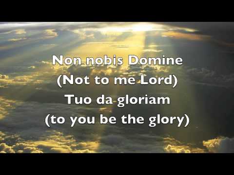 download lagu mp3 mp4 Non Nobis Domine Lyrics English, download lagu Non Nobis Domine Lyrics English gratis, unduh video klip Non Nobis Domine Lyrics English