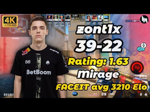 zont1x (39-22) SoloQ + VOICE COMMS (mirage) | FACEIT 3210 ELO | Nov 22, 2025 | CS2 POV/DEMO