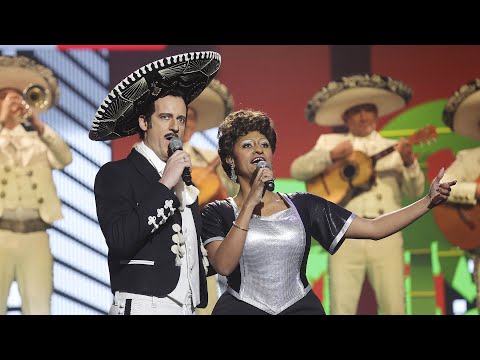 Nia y Edu Soto imitan a Celia Cruz y Vicente Fernández en 'El rey' - Tu Cara Me Suena
