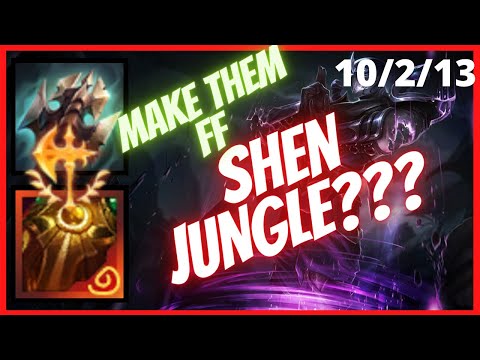 How to Play Shen in the JG in Season 11 - Titanic Hydra Rush Strat - Items and Runes -