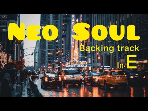 RnB Backing Track E major Neo Soul | Groove Guitar Jam