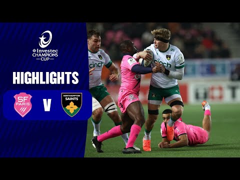 Instant Highlights - Stade Français Paris v Northampton Saints Round 3 | Investec Champions Cup 2024