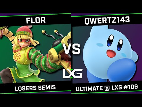FLOR (Min Min) vs qwertz143 (Kirby) - Smash Ultimate @ LXG 109