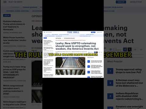 Patent Trolls Are About to Become Untouchable ⚠️ #SoftwarePatents #shorts   #techpolicy