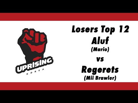 UPRISING 2019 | Singles Top 12 Losers - Aluf(Mario) vs Regerets(Mii Brawler)