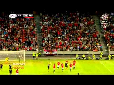 Gol de Ángelo Henríquez - debut por Manchester United [06-08-2013]