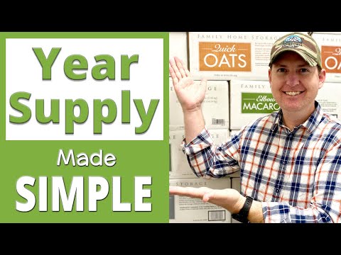 Year Supply of Food | Long-Term Food Storage Made Easy