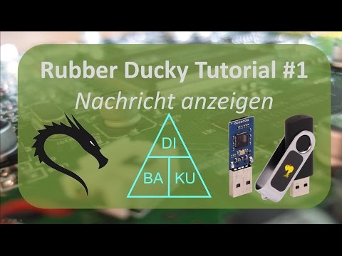 USB Rubber Ducky Tutorial #1 | DIBAKU.de