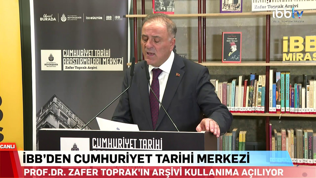CUMHURİYET TARİHİ ARAŞTIRMALARI MERKEZİ ZAFER TOPRAK ARŞİVİ AÇILIYOR