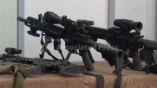 Cuba displays military hardware seized from Florida-flagged boat involved in firefight with troops