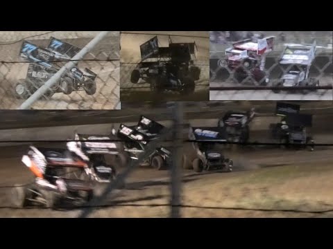 Highlights Tasmanian Sprint Car Title 4th January 2025 AutoKlene Hobart Speedway heats & final cras