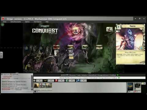 40k Conquest on OCTGN - Grigory Maksim vs Baharroth