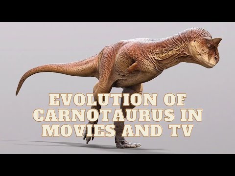 Evolution of Carnotaurus in Movies and TV (2000-2022)