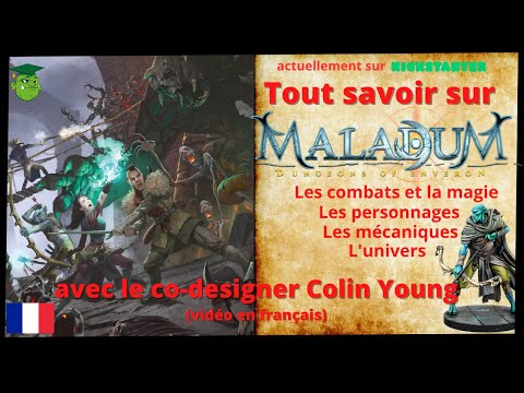 Tout savoir sur MALADUM avec le co-designer Colin Young (vidéo en français).