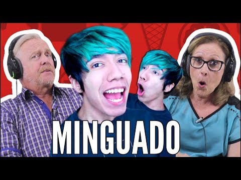IDOSOS REAGEM A MINGUADO VIROU MENINA E MINHA VERDADEIRA VOZ