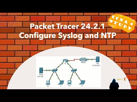 24.2.1 Packet Tracer – Configure Syslog and NTP