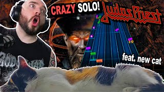 This Judas Priest got a crazy Solo! feat. New Cat!! Judas Priest - Persecution